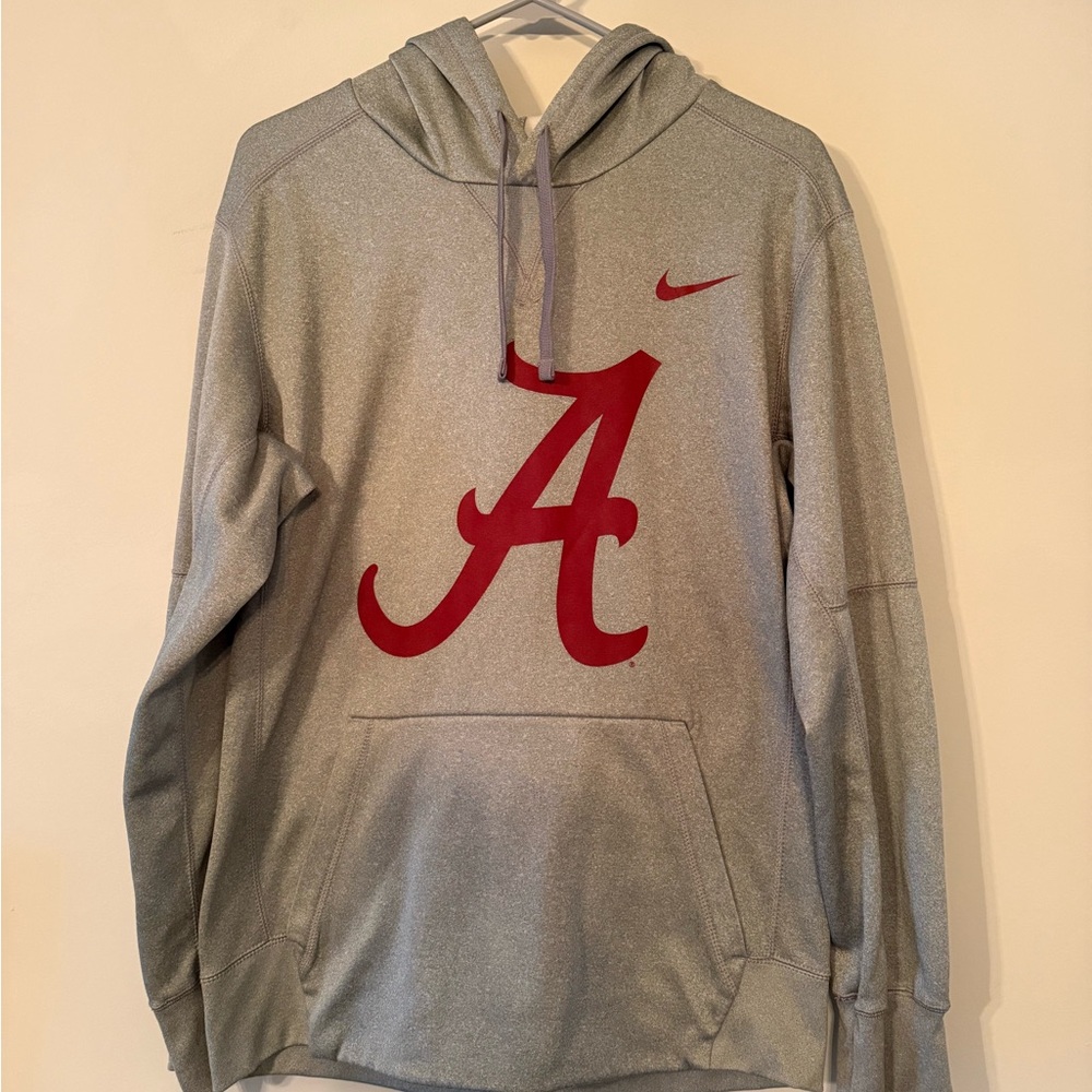 University of Alabama Gray Nike Therma-Fit Hoodie